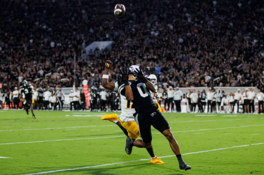 Mississippi State WR Brenen Thompson catches touchdown